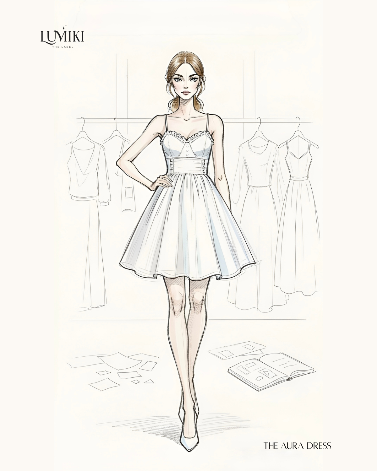 The Aura Dress – White