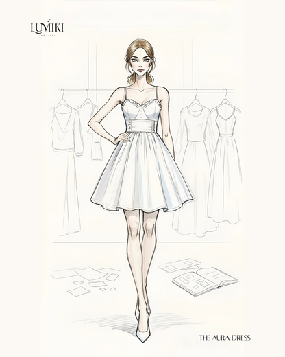 The Aura Dress – White